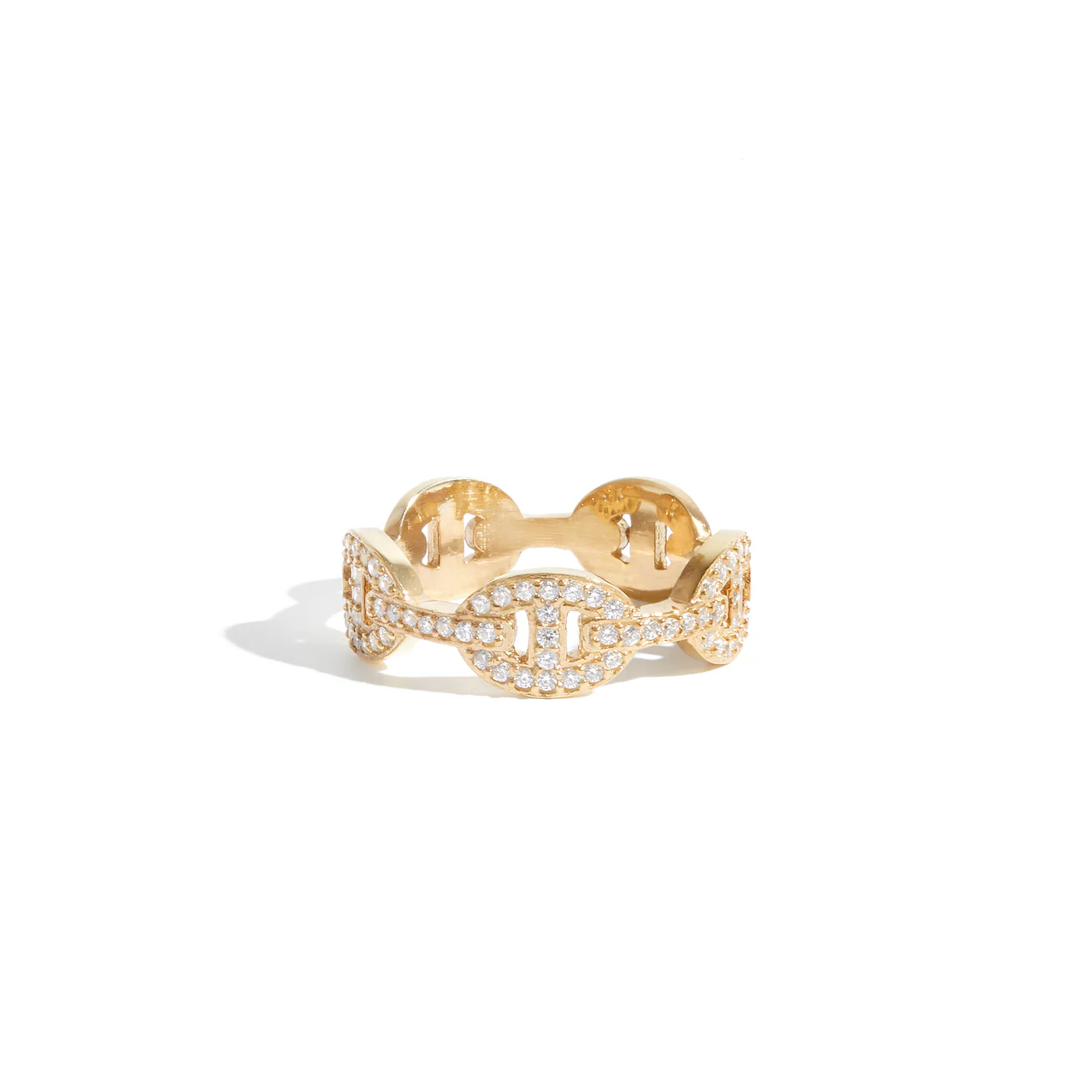 H**mes pig nose farandole ring in gold